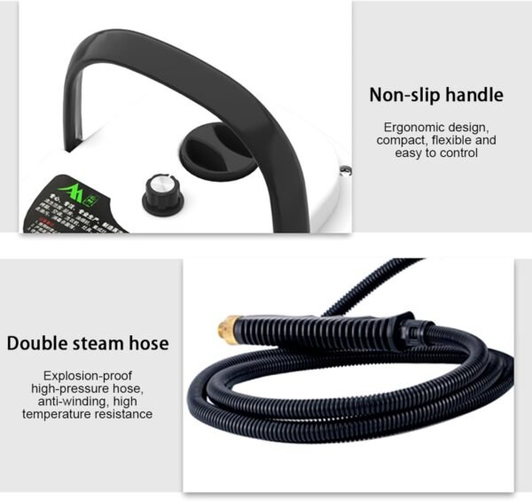 Moongiantgo High Pressure Steam Cleaner – 2500W Portable Power Steamer for Bathroom & Home Cleaning - Image 2